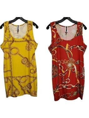 MOA USA Sleeveless Razorback Scoop Neck Dress Size 2XL